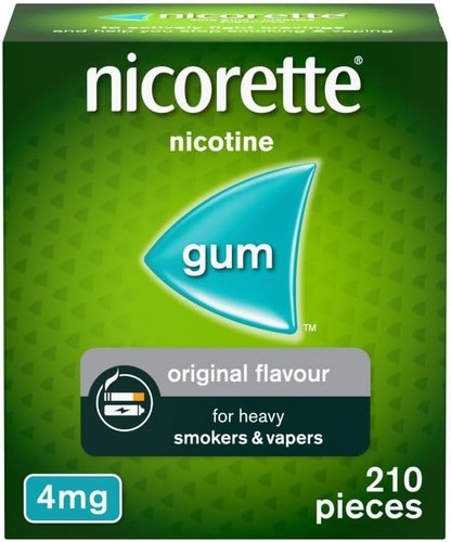 Nicorette 4mg gum original - 4mg,