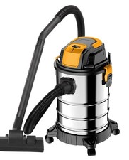 Wet And Dry Vacuum Cleaner 25 Litre Stainless Steel Workshop Garage Blower