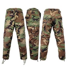 WHOLESALE JOB LOT US ARMY MILITARY SURPLUS WOODLAND CAMO COMBAT TROUSERS X 20.