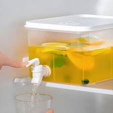 5L Jug With Tap Cold Water Container Lemonade Drink Dispenser for Refrigerator
