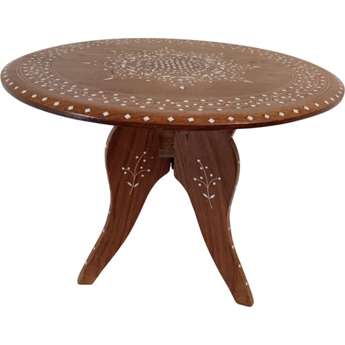 Intricate inlaid wood round - intricate,