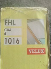New Velux FHL C04 1016 White Pleated Blind (Old Stock) Genuine