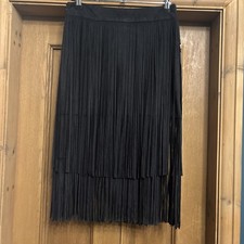 BNWT Zara Suede Fringe Tassel