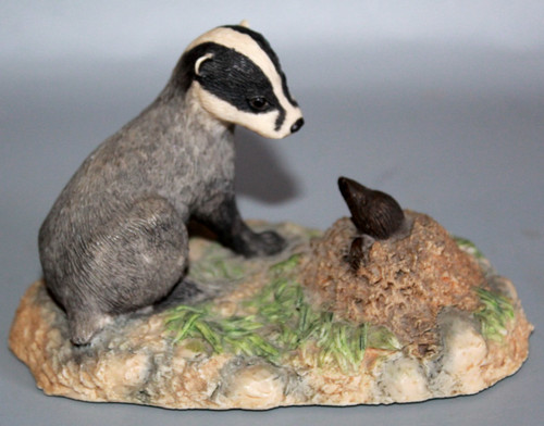Border fine arts badger mole - border,