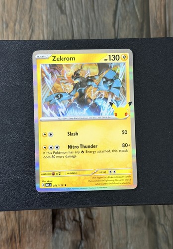 Zekrom 056 128 rare 30th - rare, me: