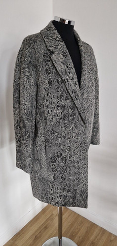 Hobbs patterned overcoat size - overcoat,