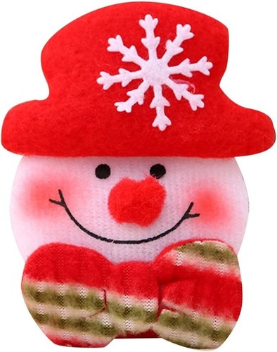Soft snowman badge pin brooch - badge,