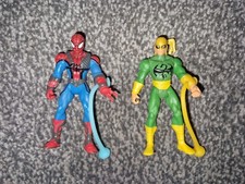 Marvel Ultimate Spiderman Crossbow Chaos & Dragon Disk Iron Fist Figure 3.75" 