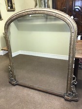 Victorian Guilt Over Mantle Mirror
