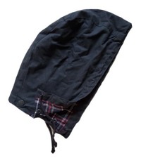 ORVIS WAX HOOD ONE SIZE NAVY BLUE Made in UK