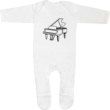'Grand Piano' Baby Romper