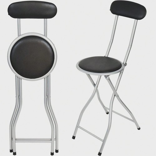 Folding bar stool with - folding,
