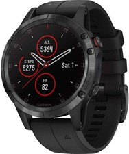 Garmin Fenix 5 Plus Sapphire Multisport Watch GPS Heart Rate Monitor - Black