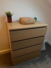 ikea malm chest of 4 drawers