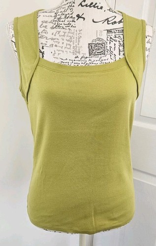 Lime green sleeveless - t, shirt
