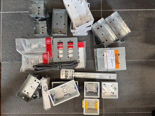 Job lot electrical - lot, boxes