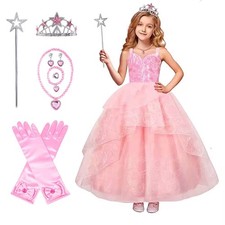 Girls Glinda Costume Kids Good