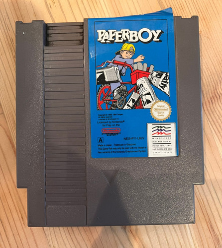 Paperboy nintendo nes game - paperboy,