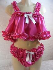 ADULT baby sissy satin babydoll negligee nightie dress camisole lingerie lolita