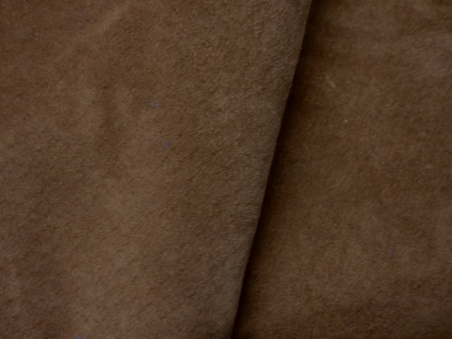 Chestnut brown pigskin suede - chestnut,