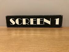 SCREEN 1 CINEMA Sign Vintage
