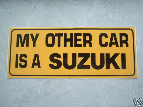 Other car a suzuki - is,