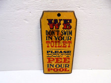 Vintage 1974 Don't Pee In Our