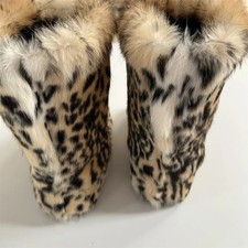 Real Rabbit Fur Boots Women
