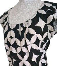 Black & White Geometric Dress
