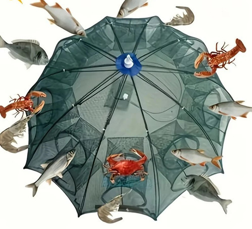 Portable foldable fishing trap - portable,