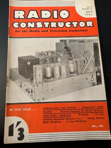 Radio constructor july - july, 1951