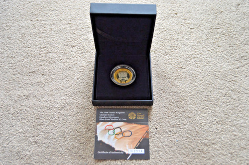 2008 piedfort silver proof - piedfort, £2