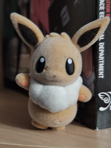 Flocked eevee mini figure - flocked,