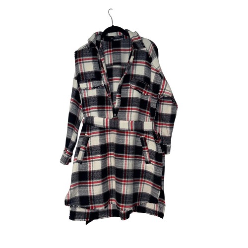 Zara plaid belted - zara,