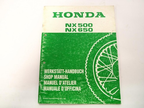 Honda nx500 nx650 - nx650, s