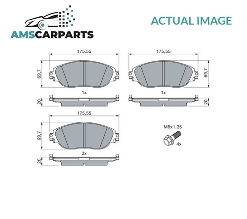 Brake pads set braking pad - set,