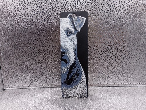 Airedale terrier bookmark - bookmark, –