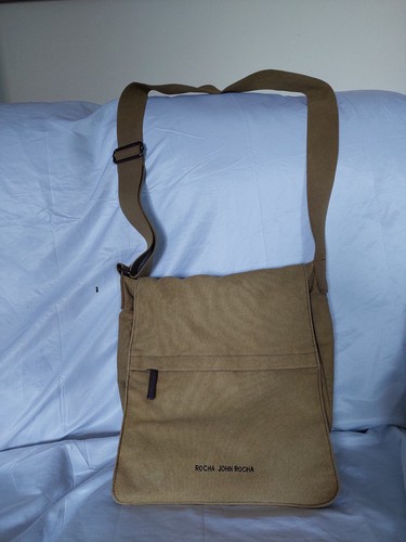 John rocha canvas messenger - john,