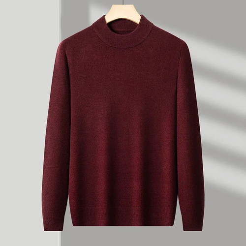 Half turtleneck knitwear - half,
