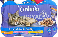 Coshida Cat Food In Jelly 6x85g – Succulent Chunks Variety Fish & Chicken
