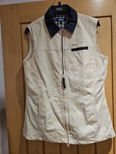 Ladies Original Puffa Gilet Size 12 Beige