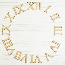 Wooden Clock Numbers - Roman
