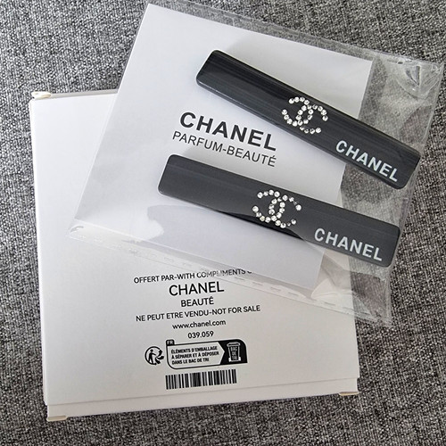 Chanel black rhinestone - chanel,