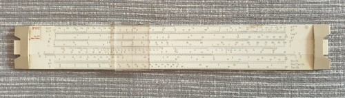 Vintage trig log - trig, slide