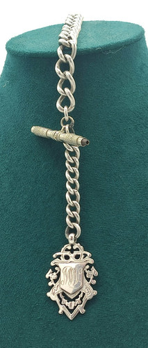Antique sterling silver albert - antique,