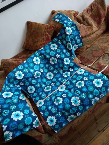 Genuine vintage 1960s 70s - vintage, blue