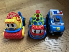 Children’s Toy Bundle Boys Unisex Vehicles Diggers Police Lights Sounds
