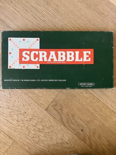 Vintage 1955 scrabble - vintage,