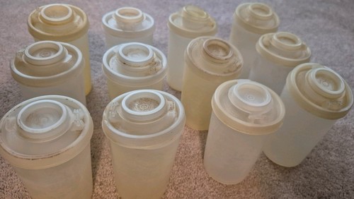 Vintage tupperware salt pepper - tupperware,