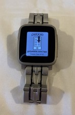 Pebble Time Steel - Silver -